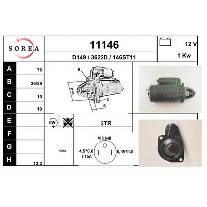 Foto Motorino d'avviamento EAI 11146