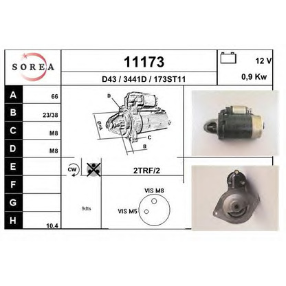 Foto Motorino d'avviamento EAI 11173