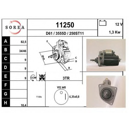 Zdjęcie Rozrusznik EAI 11250