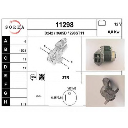 Foto Motorino d'avviamento EAI 11298