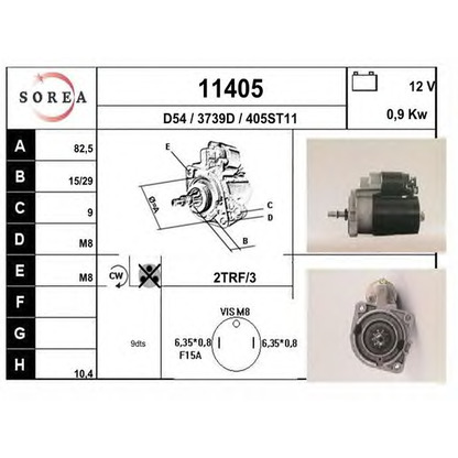 Foto Motorino d'avviamento EAI 11405