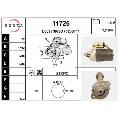 Zdjęcie Rozrusznik EAI 11726