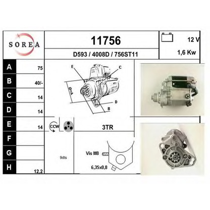 Foto Motorino d'avviamento EAI 11756