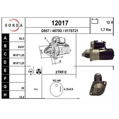 Фото Стартер EAI 12017