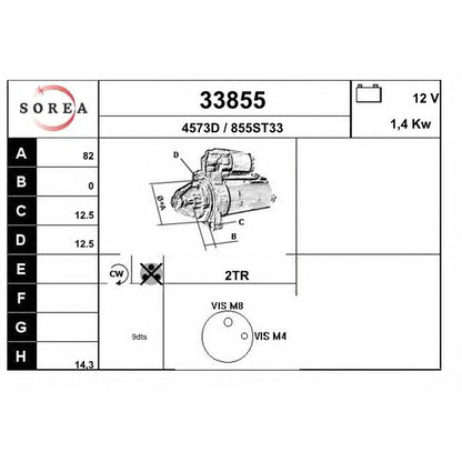 Zdjęcie Rozrusznik EAI 33855