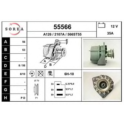 Foto Alternador EAI 55566