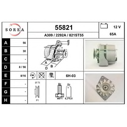 Photo Alternator EAI 55821