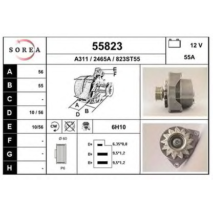 Photo Alternator EAI 55823