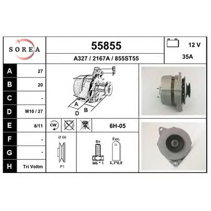 Foto Alternatore EAI 55855