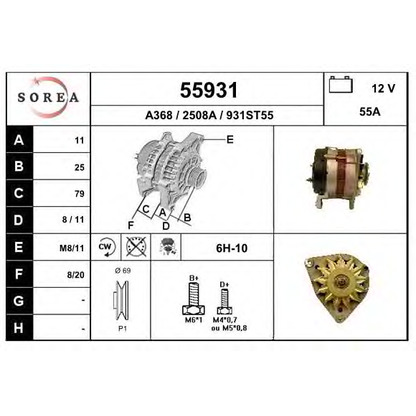 Foto Alternatore EAI 55931