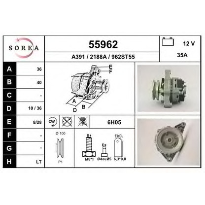 Photo Alternator EAI 55962