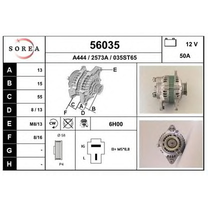 Foto Alternatore EAI 56035