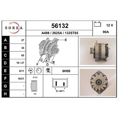 Foto Alternatore EAI 56132