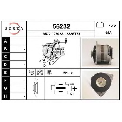 Foto Alternatore EAI 56232