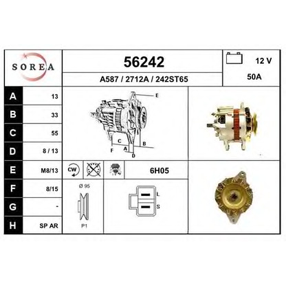 Foto Alternatore EAI 56242