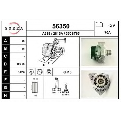 Foto Alternatore EAI 56350