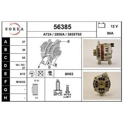 Photo Alternator EAI 56385