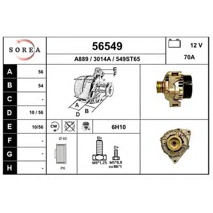 Foto Alternatore EAI 56549