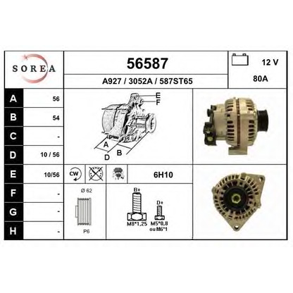 Foto Alternatore EAI 56587