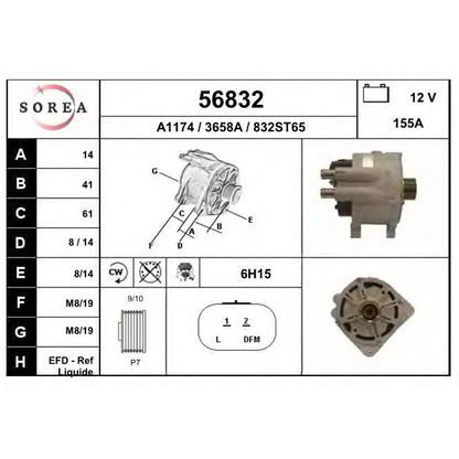 Photo Alternator EAI 56832