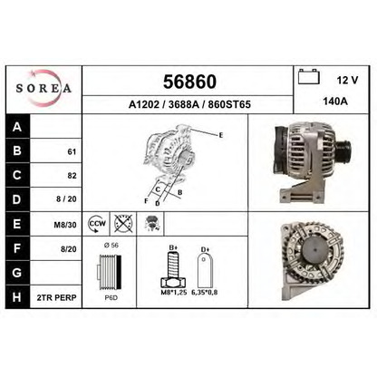 Foto Alternatore EAI 56860