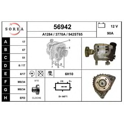 Photo Alternator EAI 56942