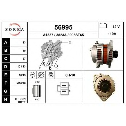 Foto Alternatore EAI 56995