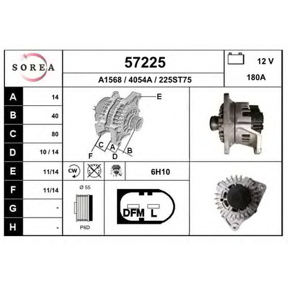 Photo Alternator EAI 57225