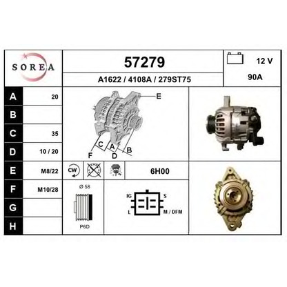 Photo Alternator EAI 57279