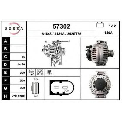 Photo Alternator EAI 57302