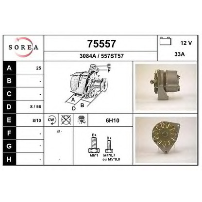 Photo Alternator EAI 75557