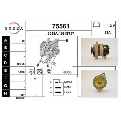 Foto Alternatore EAI 75561