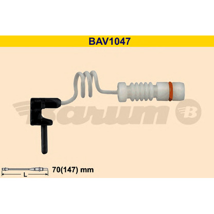 Фото Сигнализатор, износ тормозных колодок BARUM BAV1047