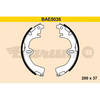 Foto Juego de zapatas de frenos BARUM BAE5035