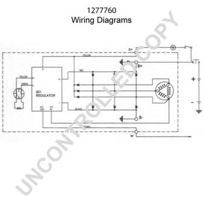 Photo Alternator PRESTOLITE ELECTRIC 1277760