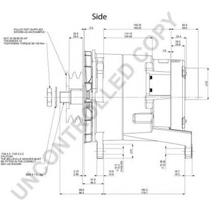 Photo Alternator PRESTOLITE ELECTRIC 1277A840