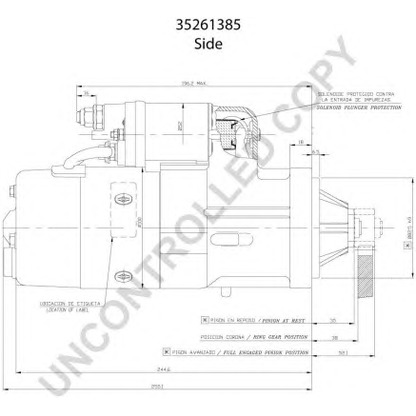 Zdjęcie Rozrusznik PRESTOLITE ELECTRIC 35261385