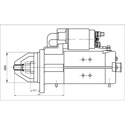 Foto Motor de arranque PRESTOLITE ELECTRIC 861039