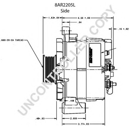 Photo Alternateur PRESTOLITE ELECTRIC 8AR2205L