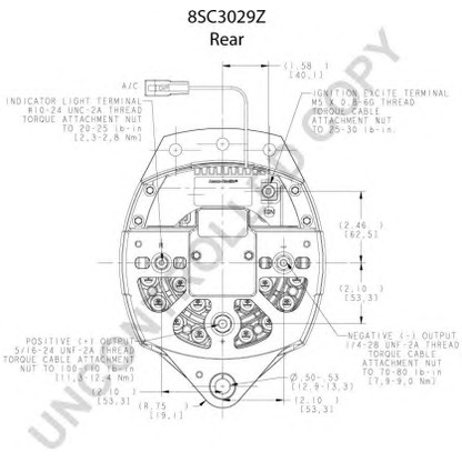 Фото Генератор PRESTOLITE ELECTRIC 8SC3029Z