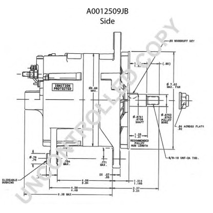 Foto Alternador PRESTOLITE ELECTRIC A0012509JB