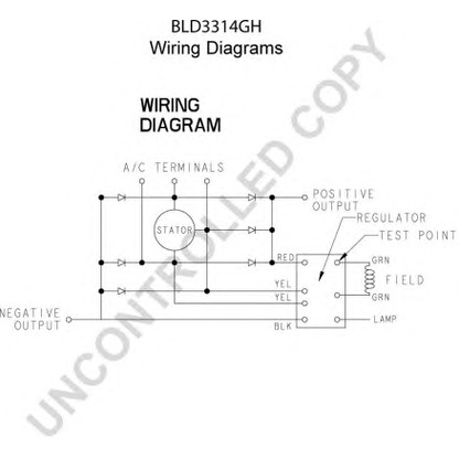 Photo Alternateur PRESTOLITE ELECTRIC BLD3314GH