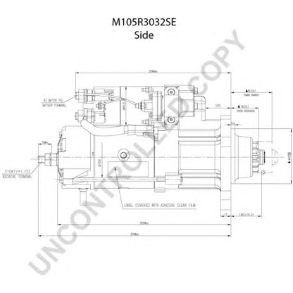 Photo Démarreur PRESTOLITE ELECTRIC M105R3032SE