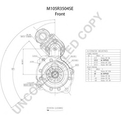 Photo Starter PRESTOLITE ELECTRIC M105R3504SE