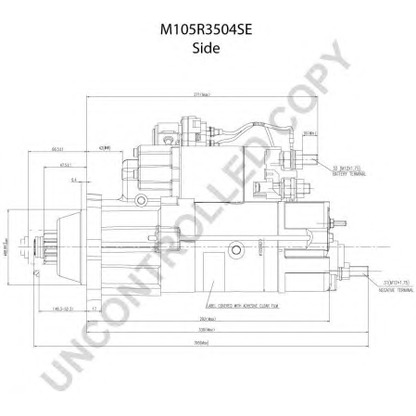 Foto Motor de arranque PRESTOLITE ELECTRIC M105R3504SE