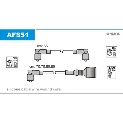 Photo Ignition Cable Kit JANMOR AFS51