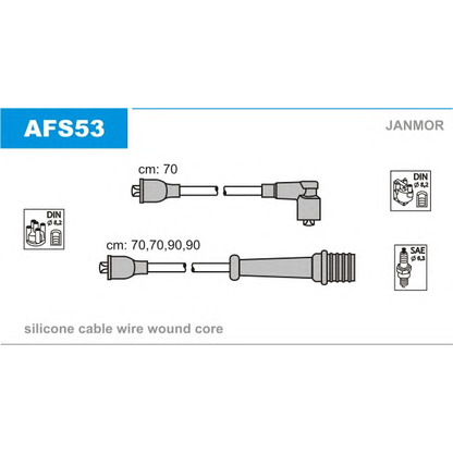 Photo Ignition Cable Kit JANMOR AFS53