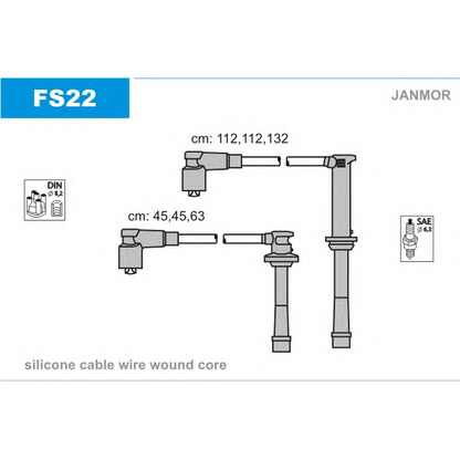 Photo Kit de câbles d'allumage JANMOR FS22