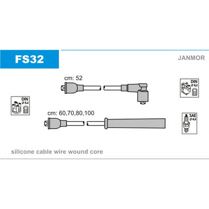 Photo Ignition Cable Kit JANMOR FS32