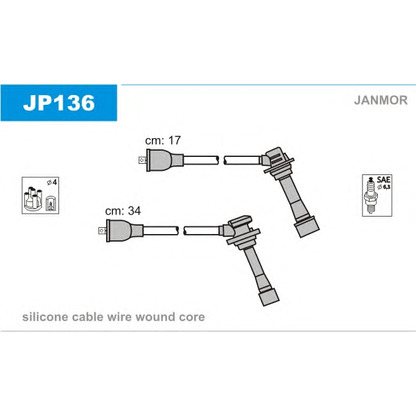 Photo Ignition Cable Kit JANMOR JP136